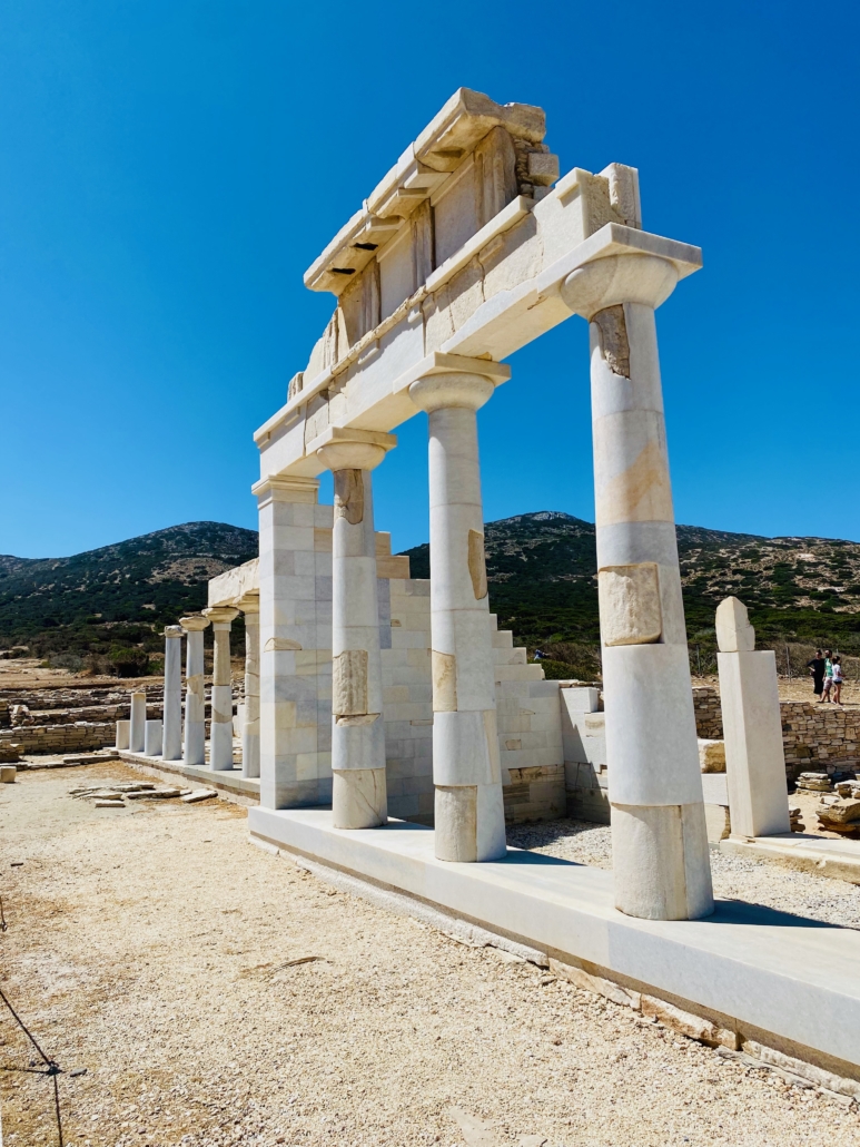 Le sanctuaire d'Apollon, croisière dans les Cyclades