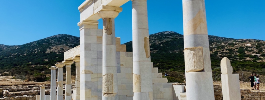 Le sanctuaire d'Apollon, croisière dans les Cyclades