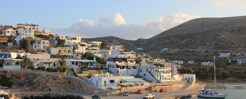 Vue du port de Donoussa